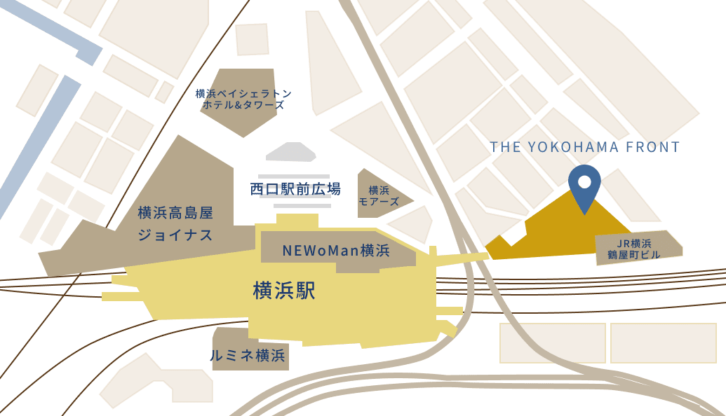 画像：STAND LIZARRANの地図